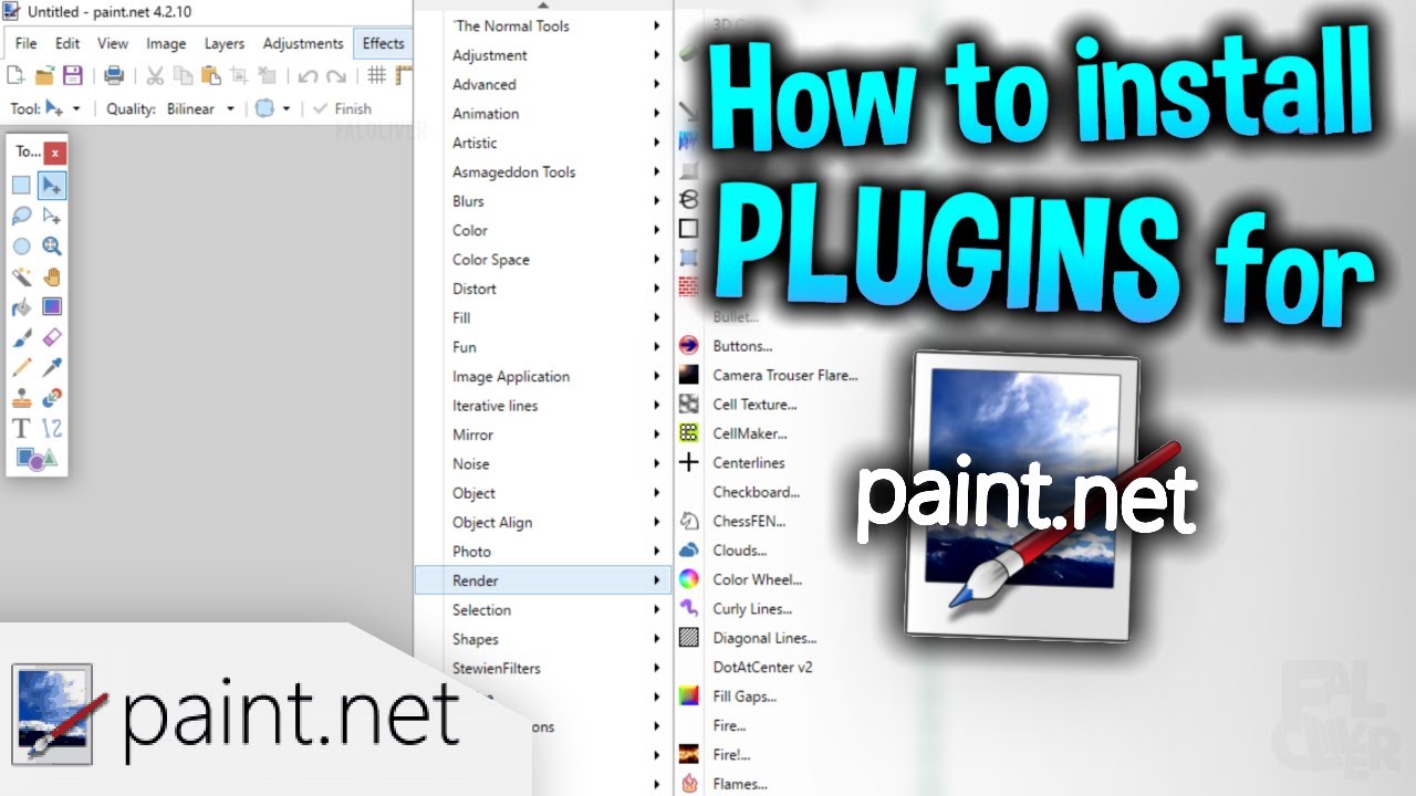 uninstall paintnet plugin packs